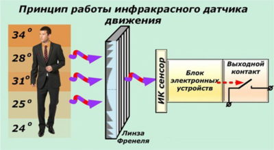 Как работает инфракрасный датчик движения?