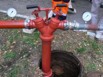 Проверка пожарных гидрантов на водоотдачу