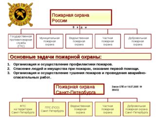 Виды пожарной охраны в РФ