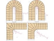 Как спроектировать лестницу с забежными ступенями