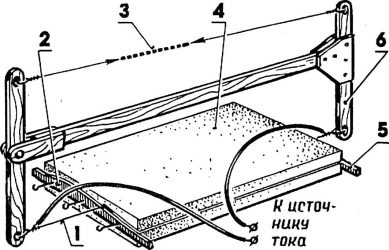 Приспособление для резки пенопласта нихромовой проволокой