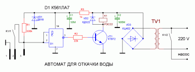 Автоматическая откачка воды своими руками