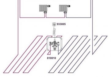 Подключение теплого пола к однотрубной системе отопления
