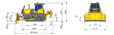 Бульдозер б 11 технические характеристики