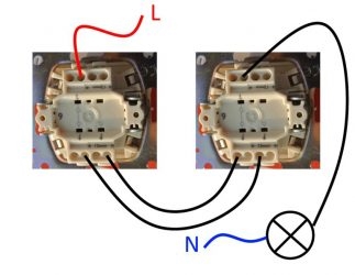 Подключение выключателя света с двумя клавишами legrand
