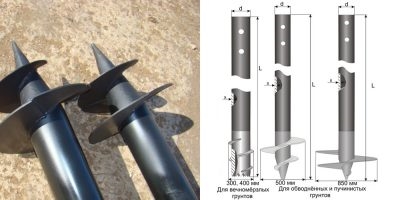 Винтовые сваи номенклатура
