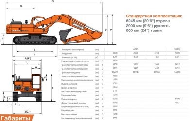 Экскаватор дусан 300 технические характеристики