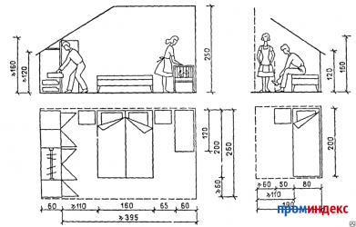 Высота мансардного этажа СНИП