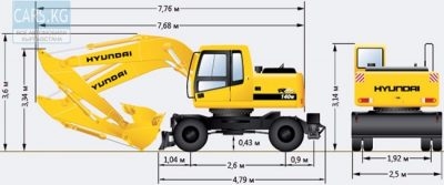 Экскаватор хендай 200 технические характеристики