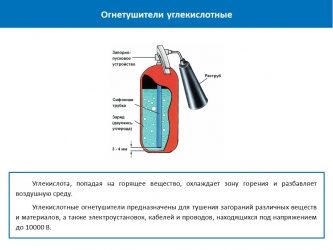 Если использовать углекислотный огнетушитель без раструба?