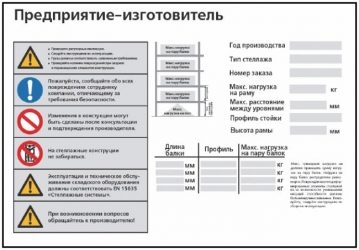 Требования к стеллажам в складских помещениях ГОСТ