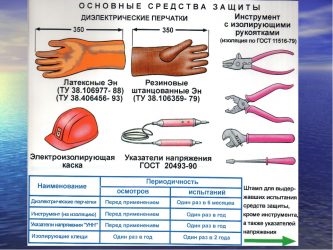 Требования к диэлектрическим перчаткам сроки испытаний