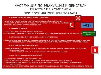 Инструкция действия персонала при срабатывании пожарной сигнализации