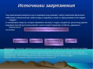 Источники антропогенного загрязнения поверхностных водоемов