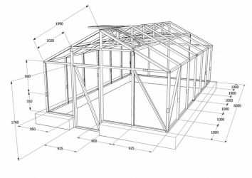 Оптимальный размер теплицы для дачи