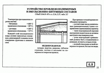 СНИП кровельные работы мягкая кровля