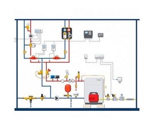 Место установки группы безопасности в системе отопления