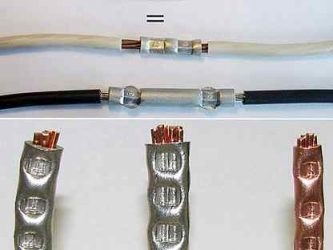 Как соединить силовой кабель между собой?