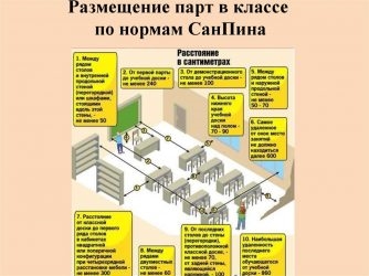 Требования к школьной мебели САНПИН