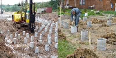 Буронабивные сваи технология вручную