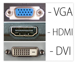 Виды подключения монитора к компьютеру