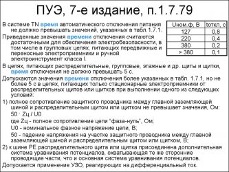 Требования к распределительным коробкам по ПУЭ