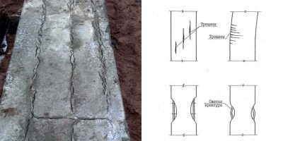 Трещины в бетоне после заливки