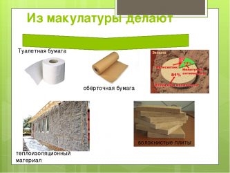 Что делают из макулатуры?