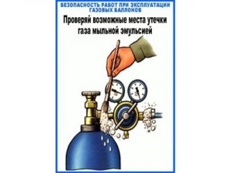 Как проверить газовый баллон на утечку?