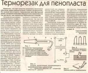 Вольфрамовая нить для резки пенопласта