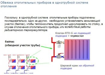 Нужен ли байпас в однотрубной системе отопления?