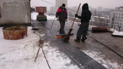 Ремонт мягкой кровли зимой запрещен СНИП