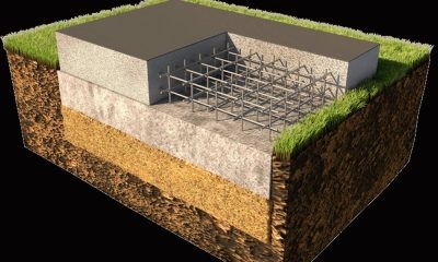 Монолитная плита на естественном основании