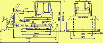 Бульдозер б 10 технические характеристики
