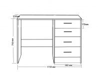 Письменный стол для школьника размеры стандарт