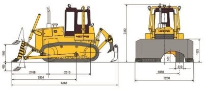 Бульдозер четра т 11 технические характеристики