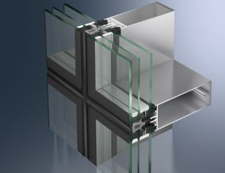 Стоечно ригельная система остекления фасадов