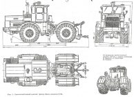 Габариты трактора К 700