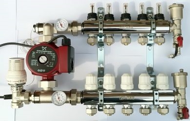 Регулировка в коллекторной системе отопления