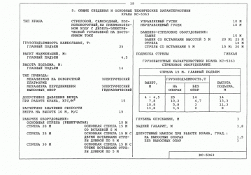 Кран кс 5363 технические характеристики