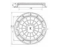 Диаметр люка канализационного колодца