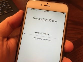 Восстановление из icloud очень долго что делать?