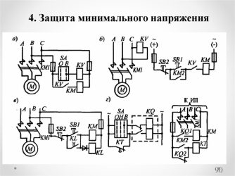 Защита минимального напряжения принцип работы