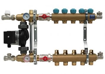 Регулировка в коллекторной системе отопления