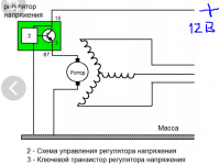 Работа реле регулятора генератора автомобиля