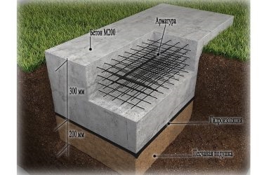 Фундаментная плита под кирпичный дом