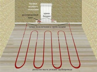 Подключение теплого пола к однотрубной системе отопления