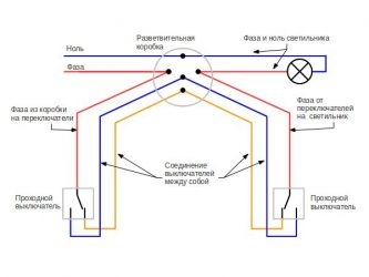 Почему не работает проходной выключатель?